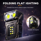 Mini LED Flashlight - Rechargeable, Magnetic, 3 Hour Battery