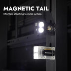 Mini LED Flashlight - Rechargeable, Magnetic, 3 Hour Battery