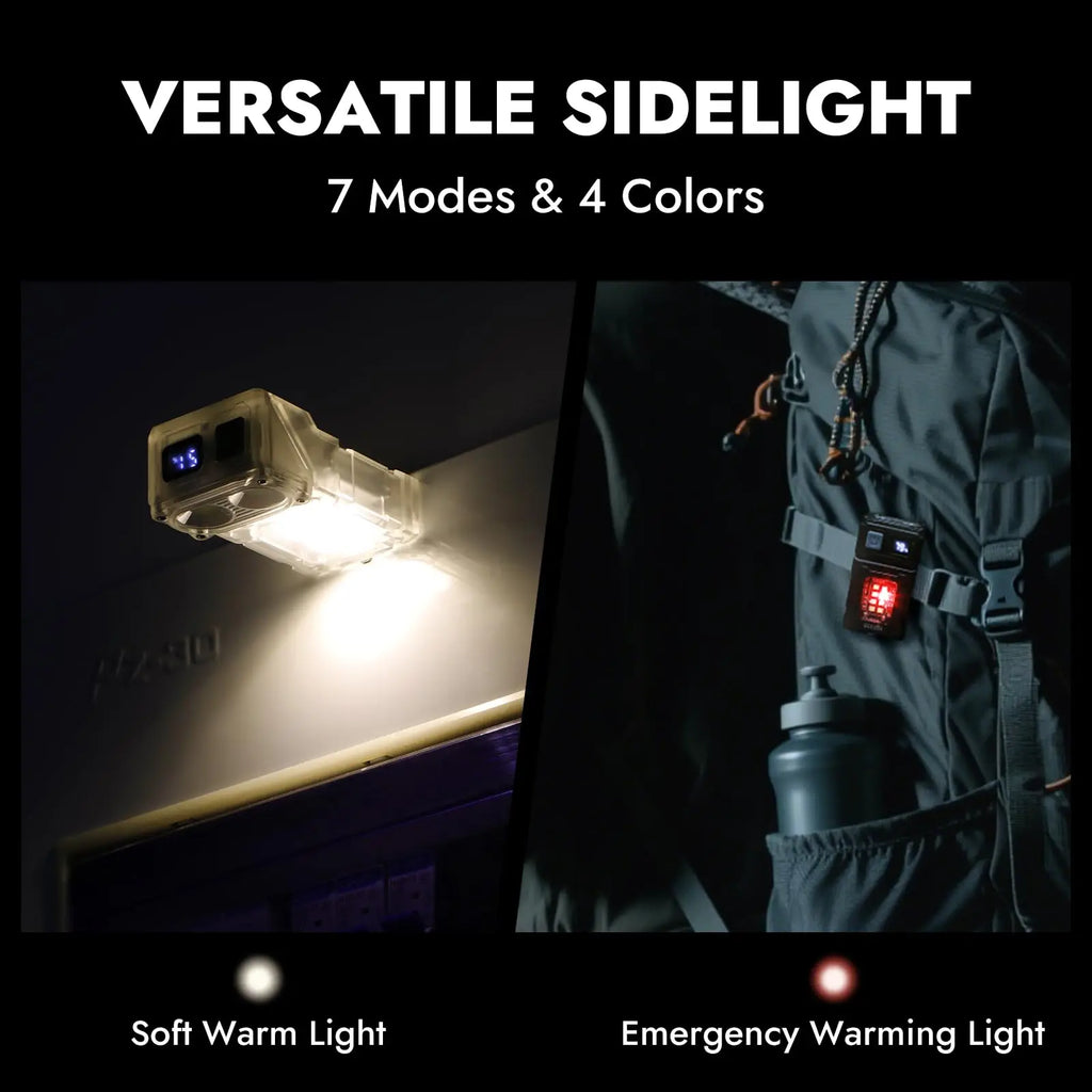 Mini LED Flashlight - Rechargeable, Magnetic, 3 Hour Battery