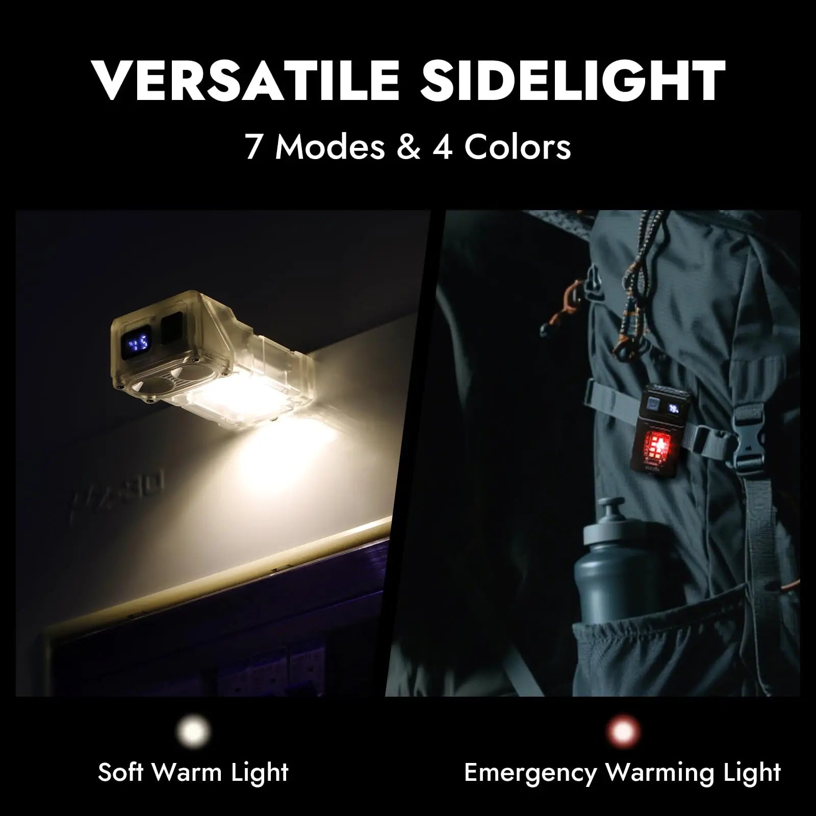 Mini LED Flashlight - Rechargeable, Magnetic, 3 Hour Battery